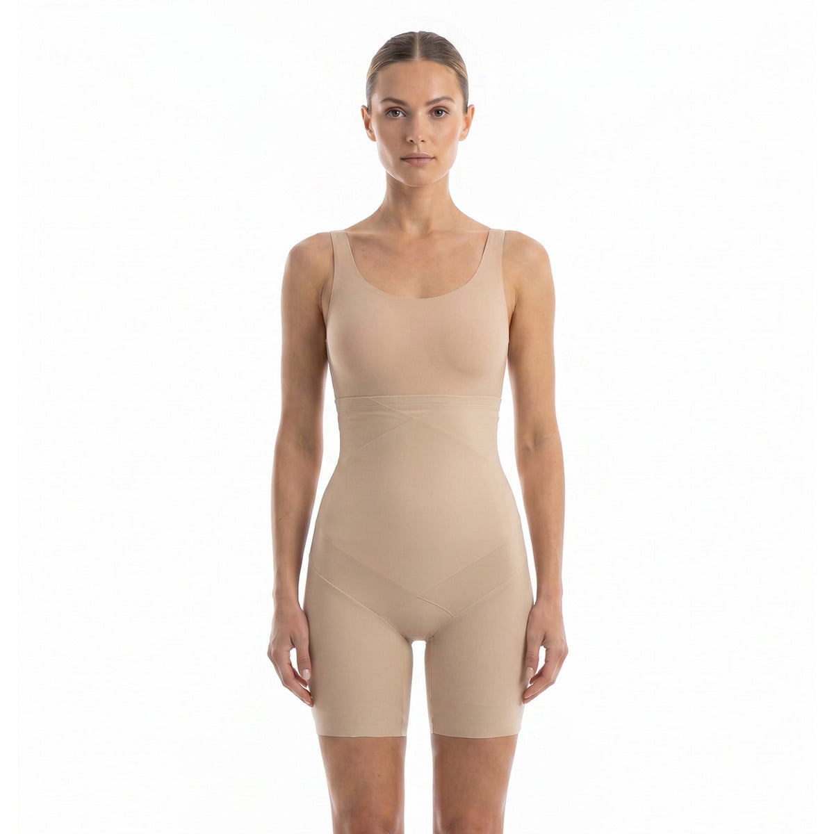 CUPID Thigh Slimmers - Cupid High Waist thigh Slimmer-CU2439E - Aluna Kuwait