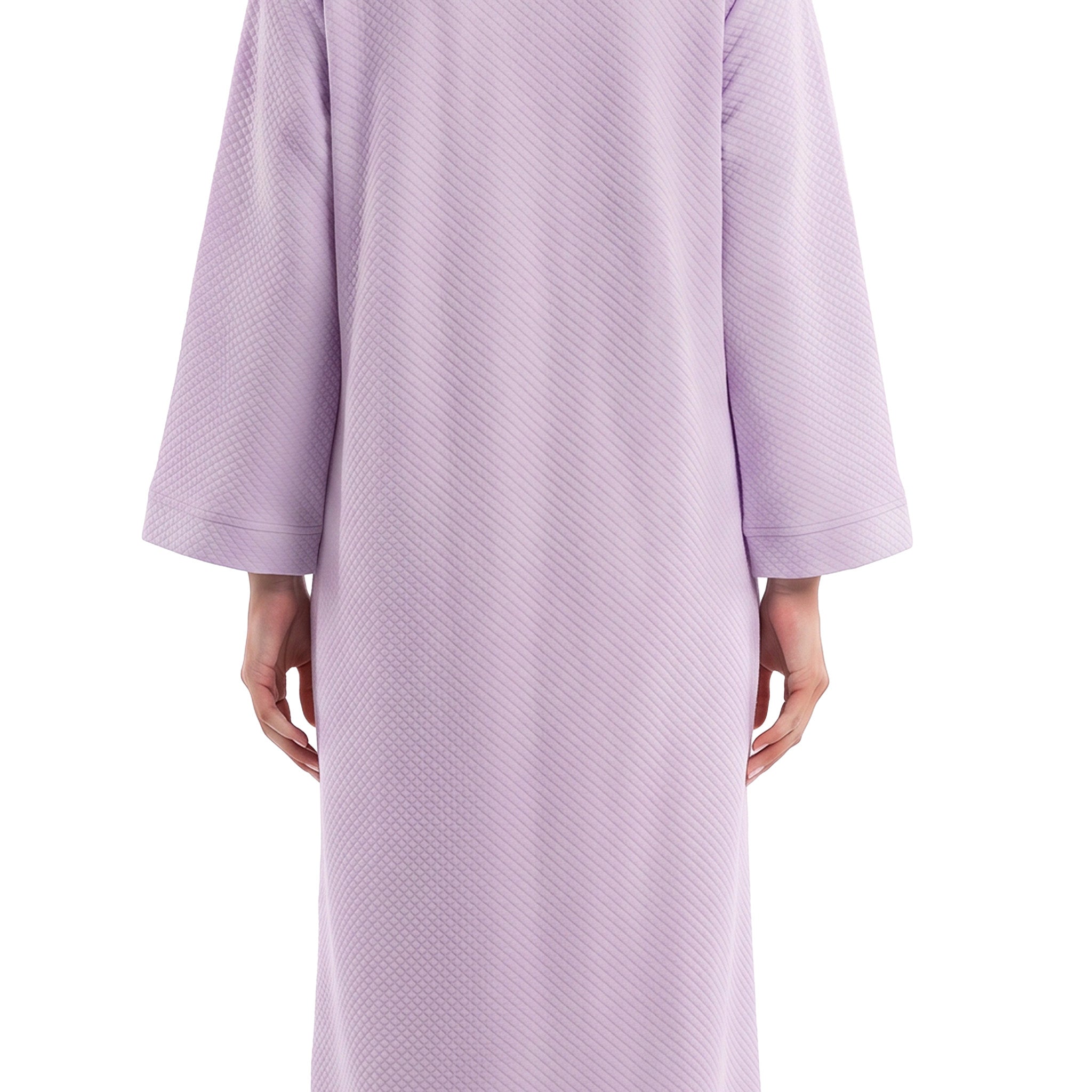 Miss Elaine Long Robes Long Sleeve With Zip-MISE864845UT
