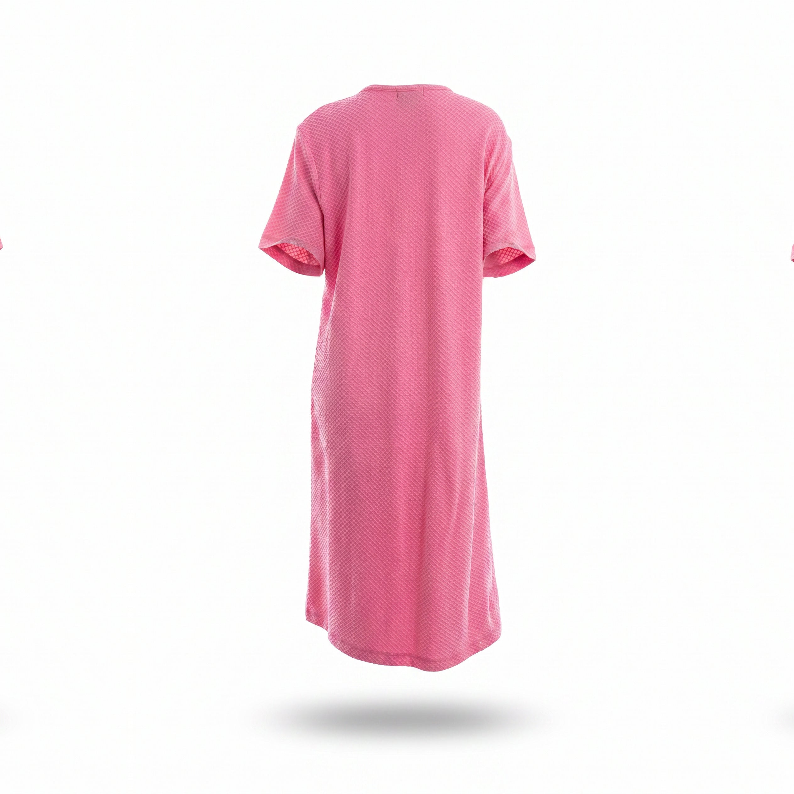 Miss Elaine Short Robes Short Sleeve With Zip-MISE834845UT