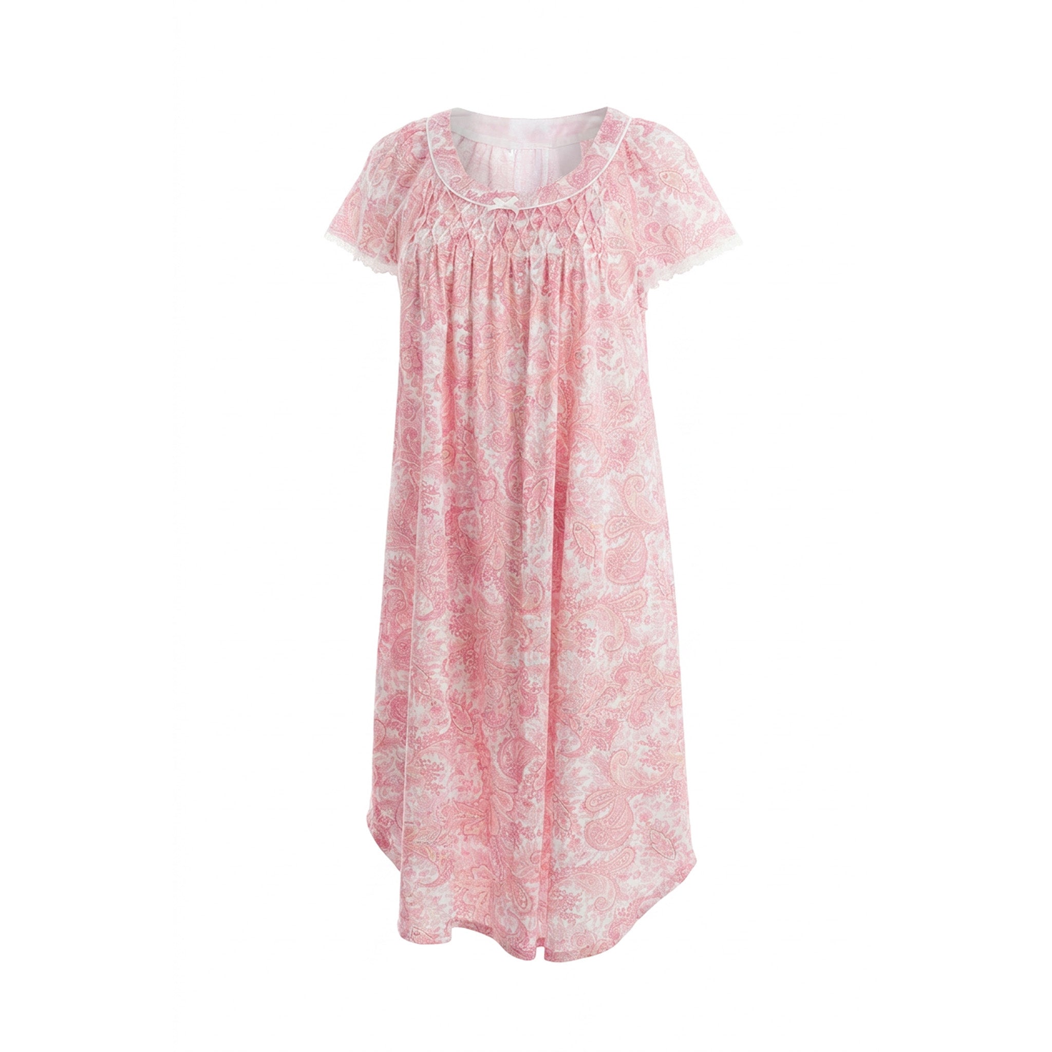 Miss Elaine Short Gown Short Sleeve-MISE204825UT