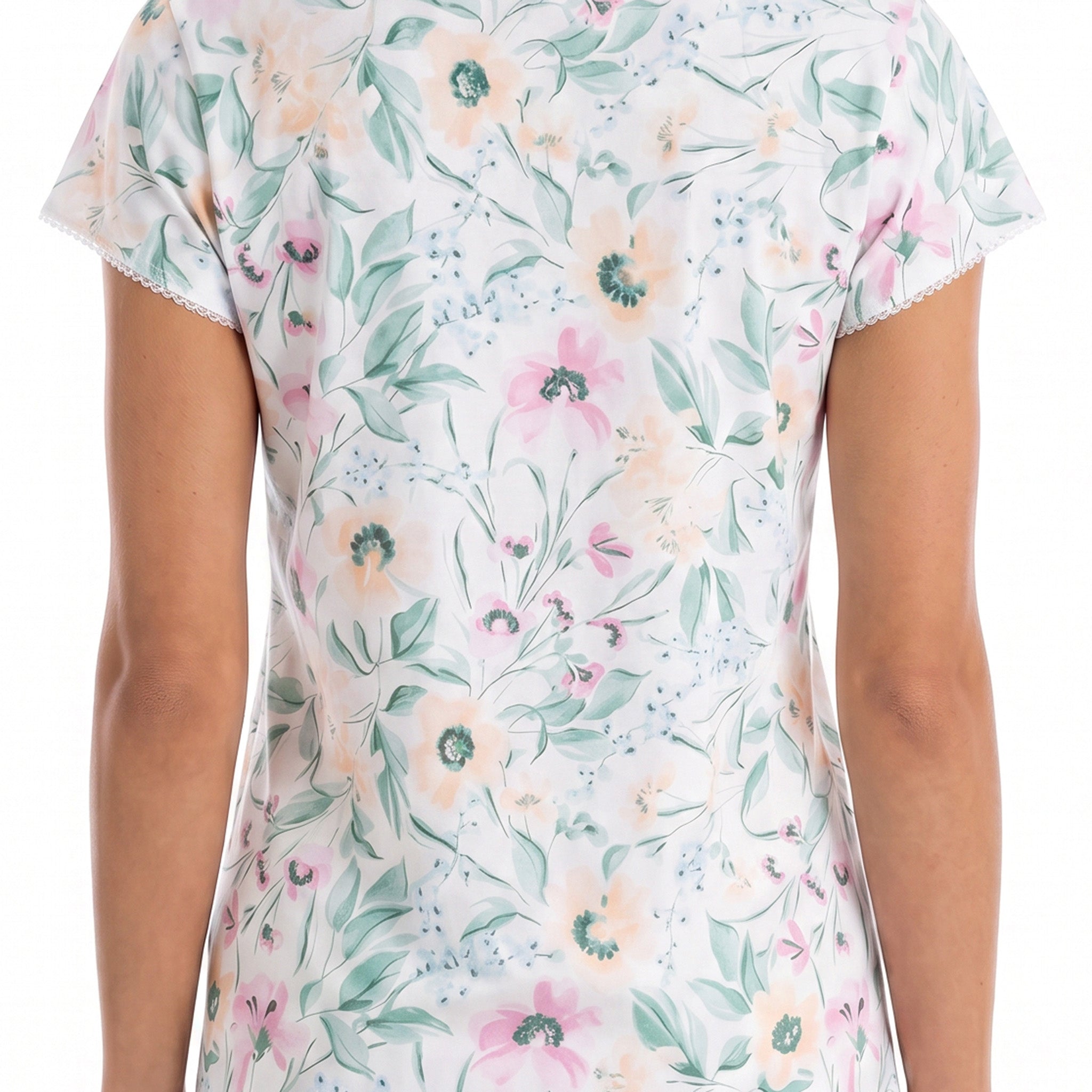 Miss Elaine Pajama Set Short Sleeve & Shorts-MISE104815UT