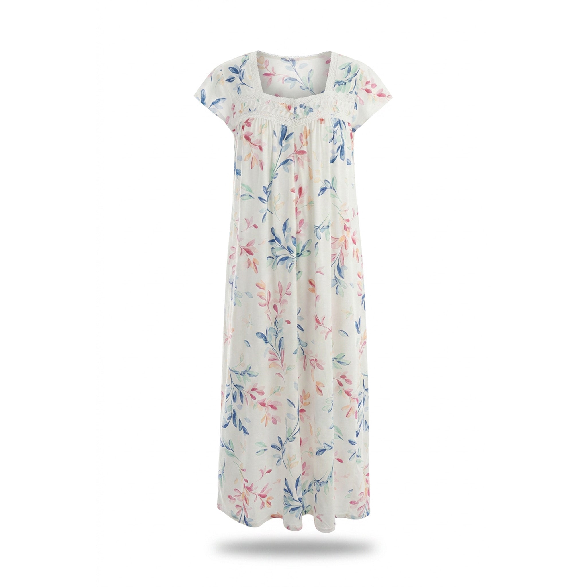 Miss Elaine Long Gown Short Sleeve-MISE504415UT