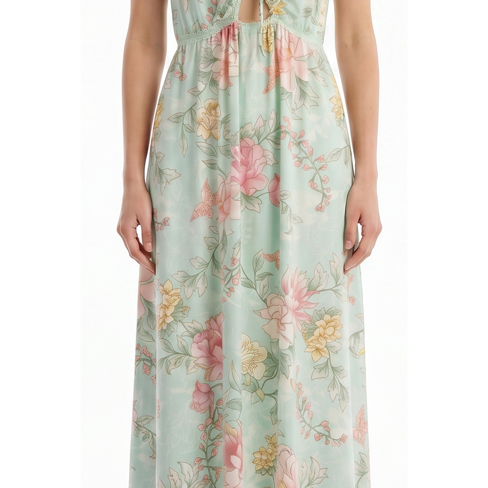 Miss Elaine Long Gown Sleeveless-MISE524895UT