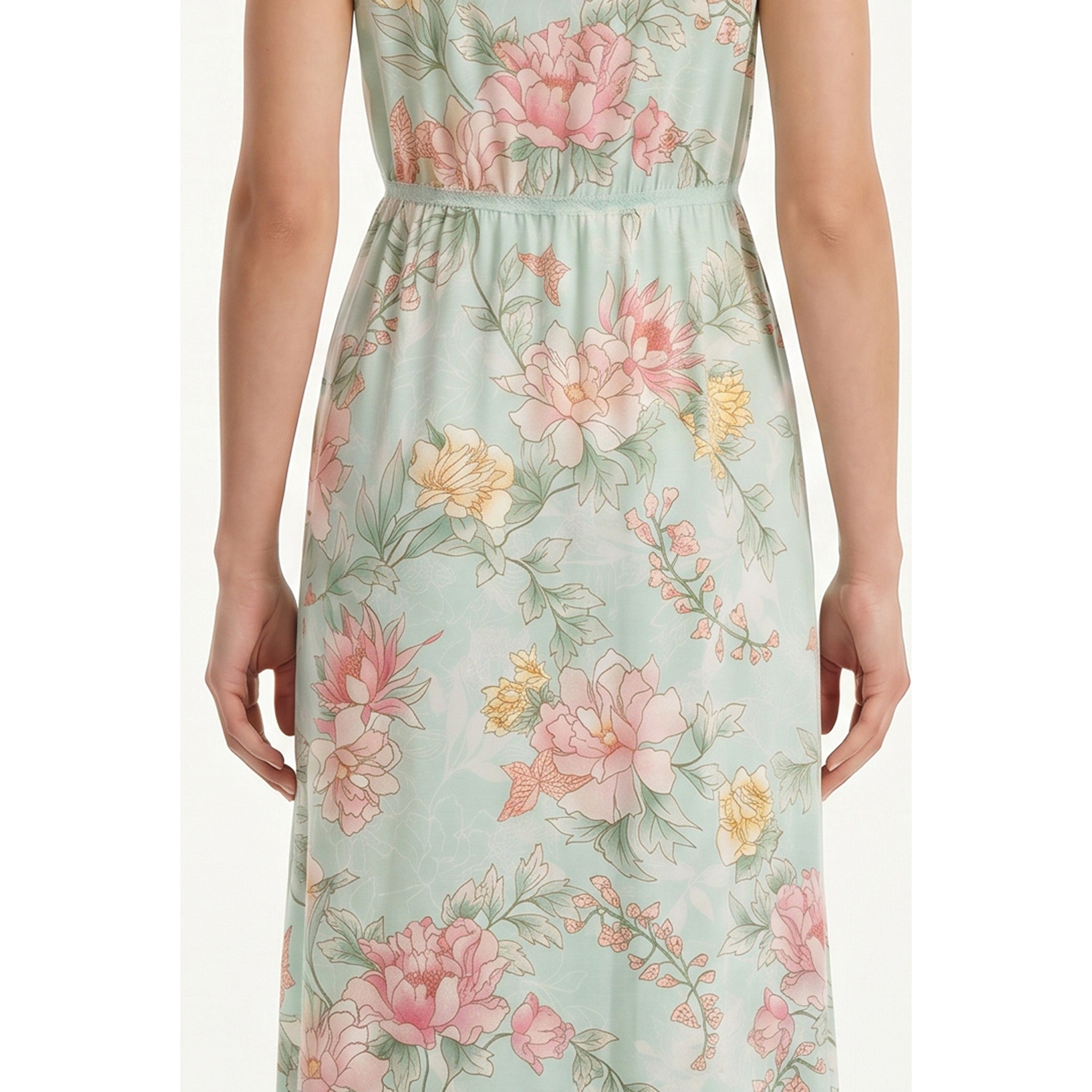 Miss Elaine Long Gown Sleeveless-MISE524895UT