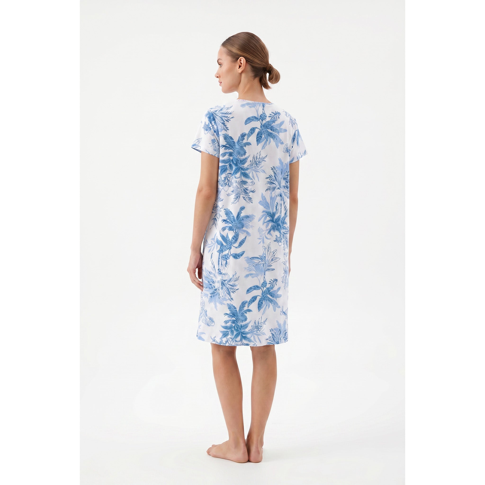 MISS ELAINE CO  - Miss Elaine Short Robes Short Sleeve With Grip-MISE854015UT - Aluna Kuwait