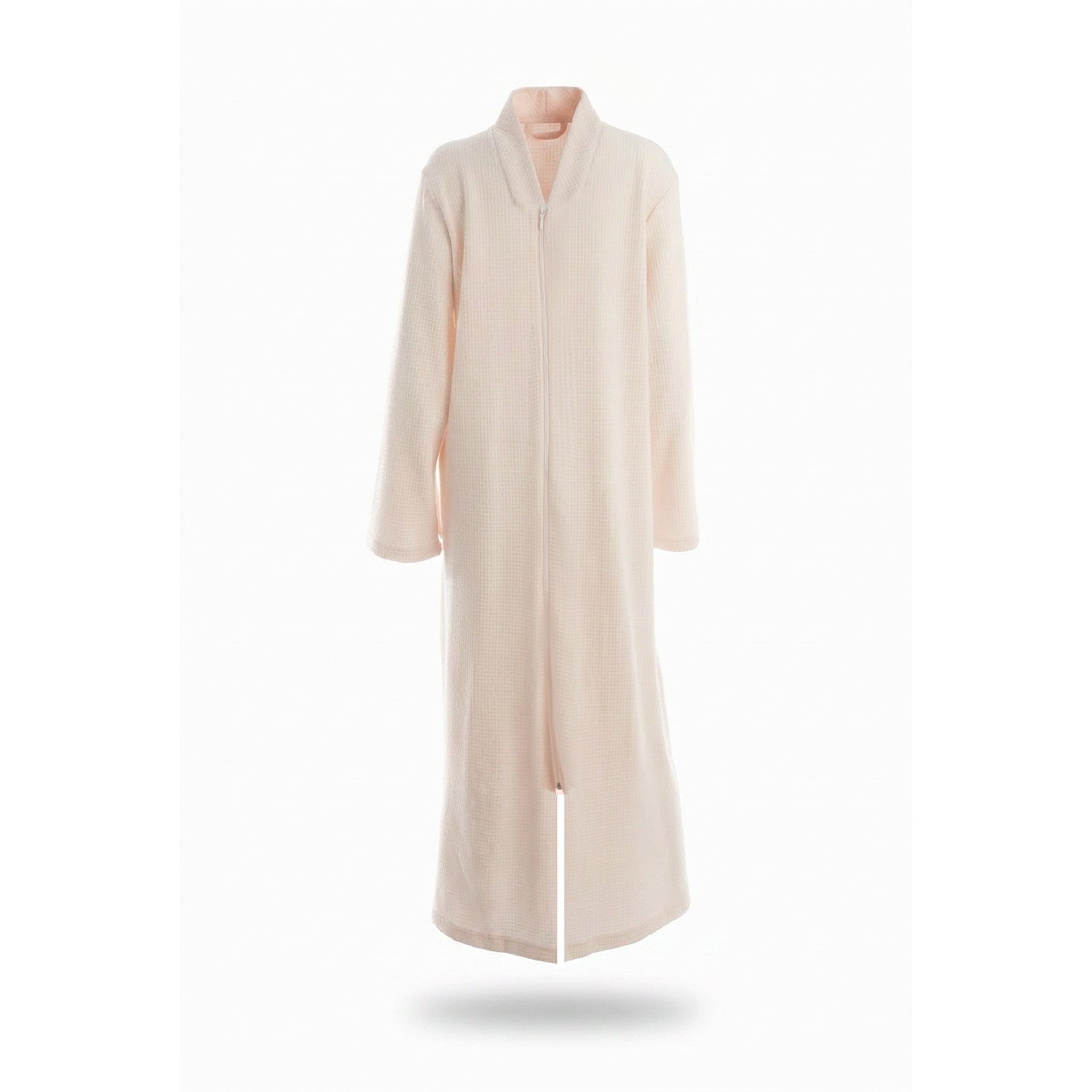 Miss Elaine Long Robe Long Sleeve With Zip-MISE666825UT