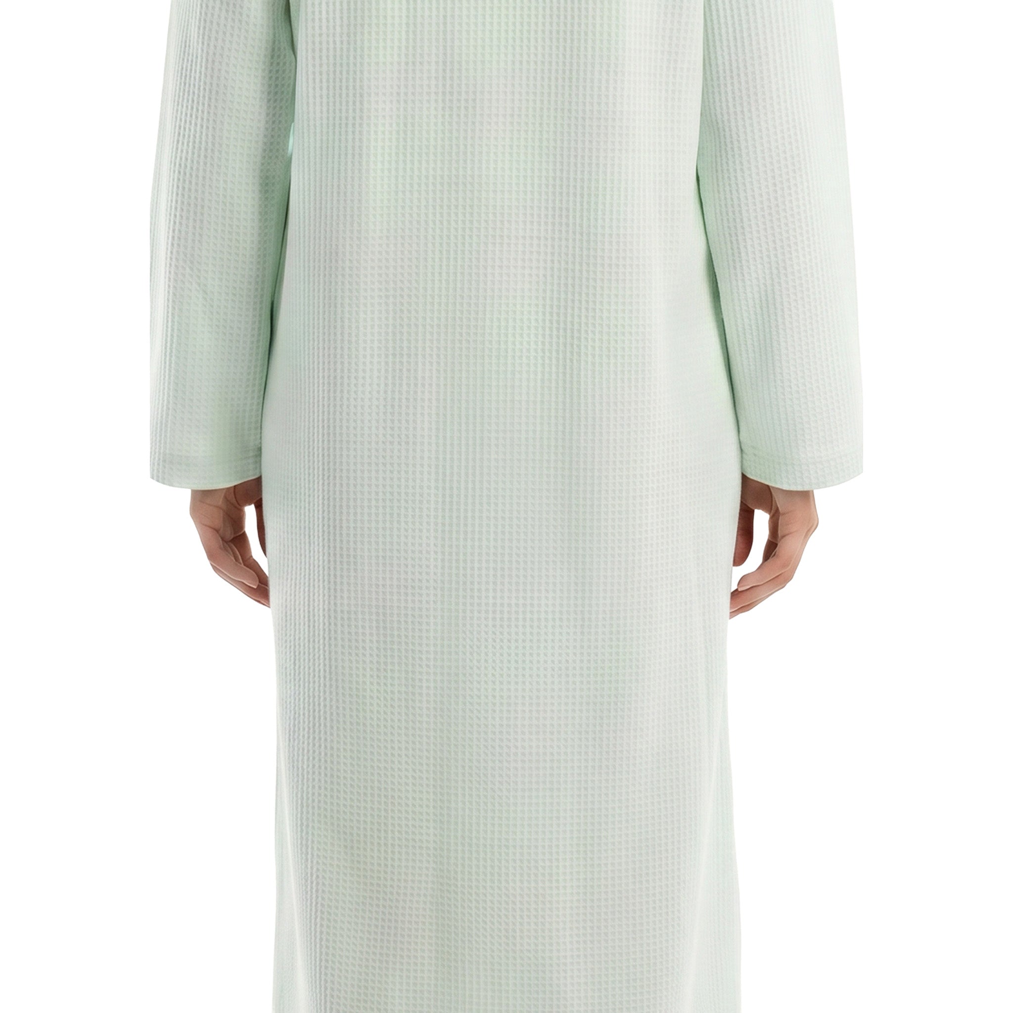 Miss Elaine Long Robe Long Sleeve With Zip-MISE666825UT