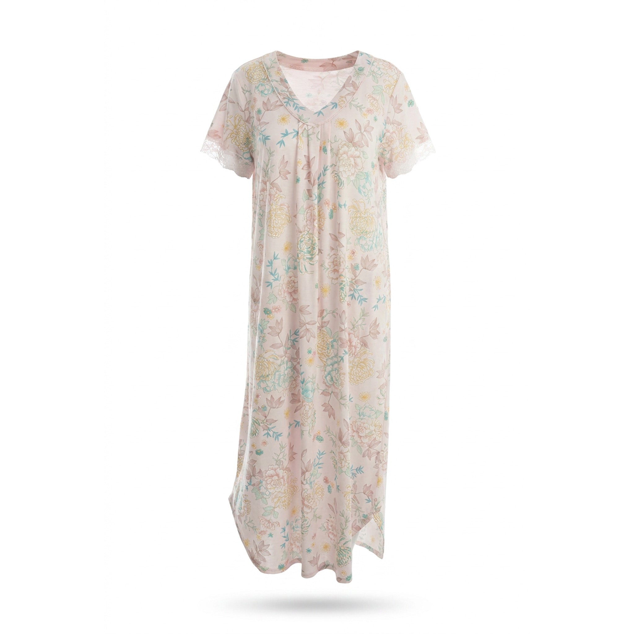 Miss Elaine Long Gown Short Sleeve-MISE506815UT