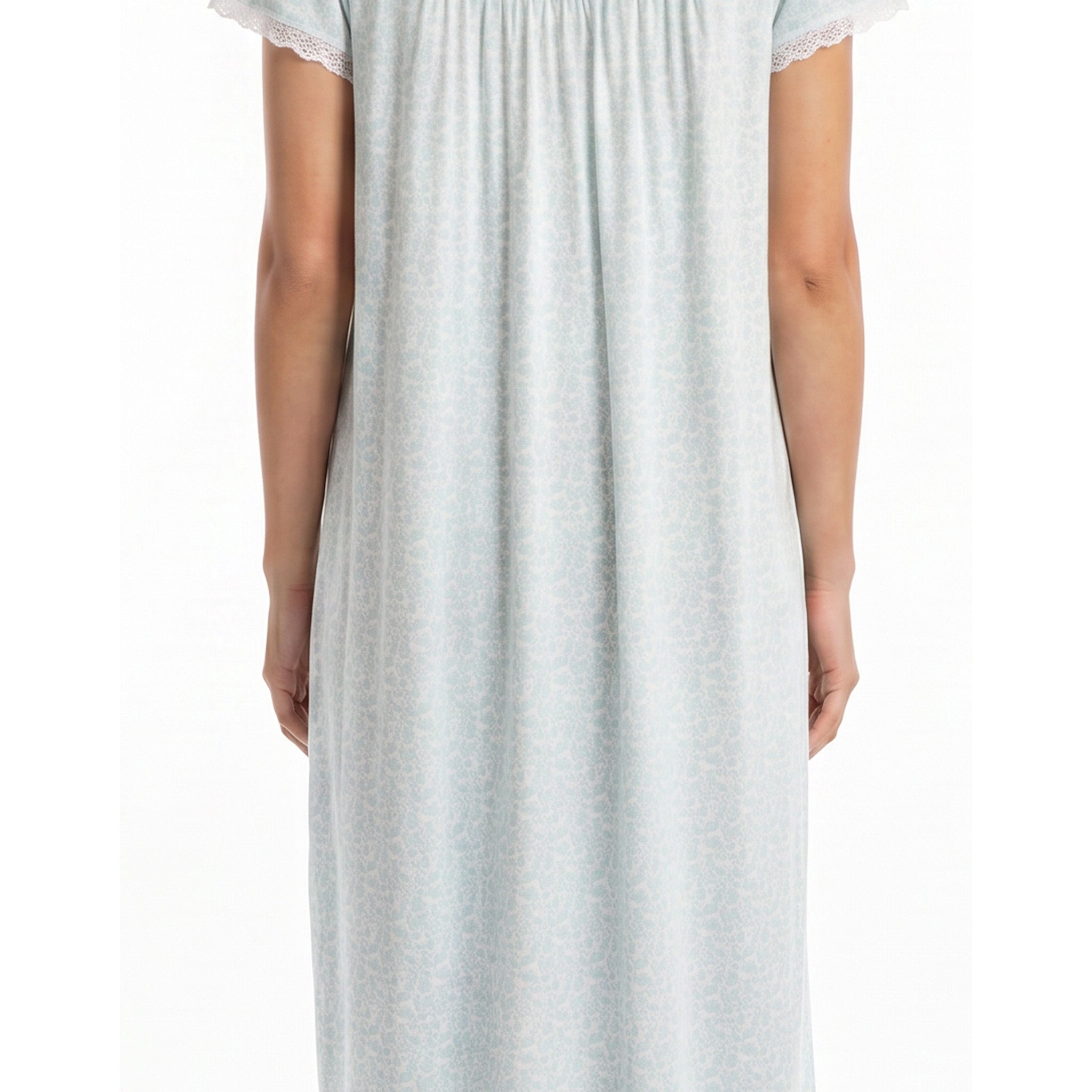 Miss Elaine Long Gown Short Sleeve-MISE506425UT
