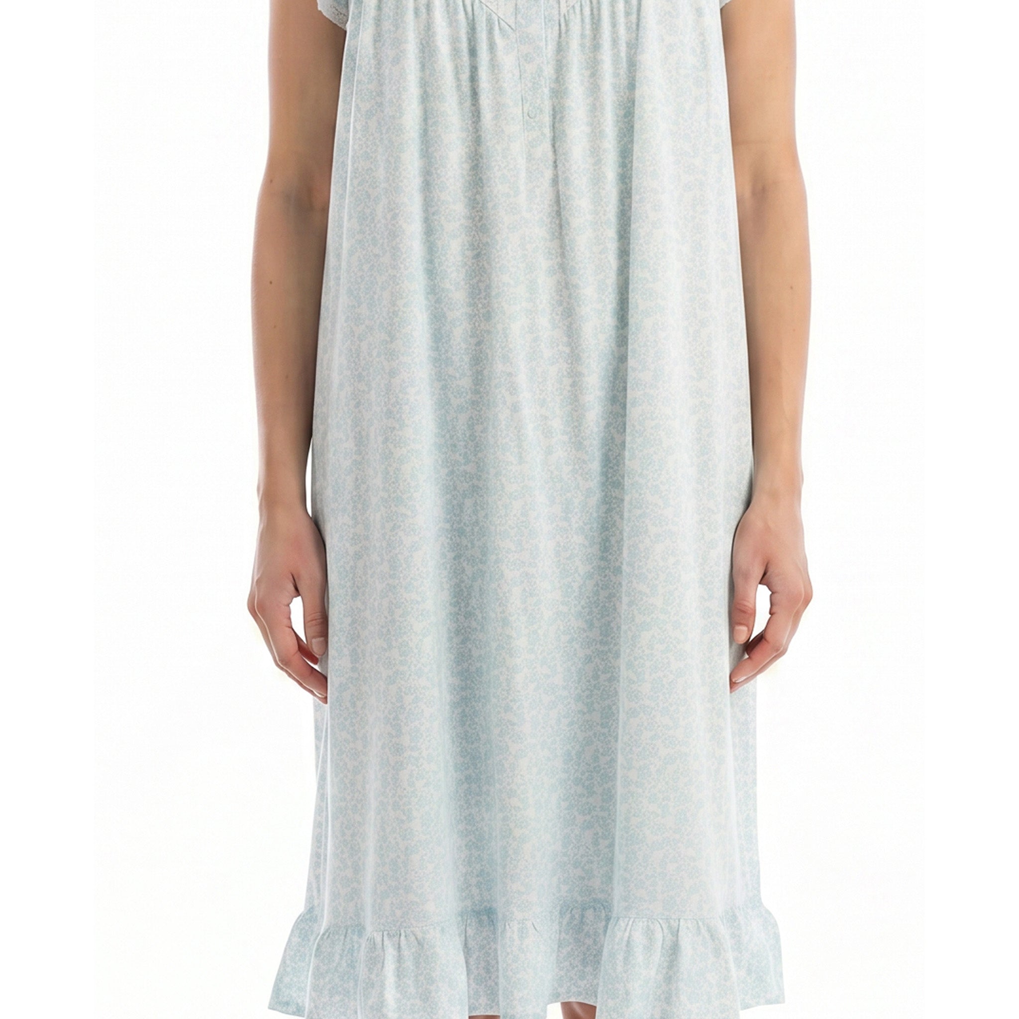 Miss Elaine Short Gown Short Sleeve-MISE206425UT