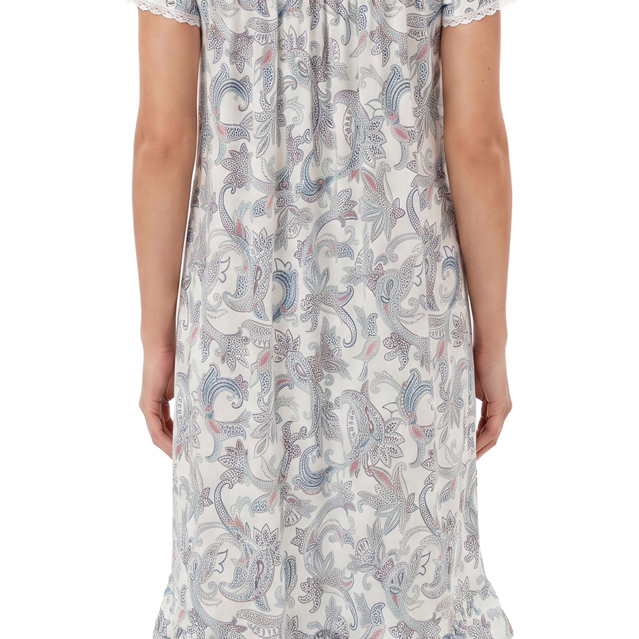 Miss Elaine Short Gown Short Sleeve-MISE206425UT