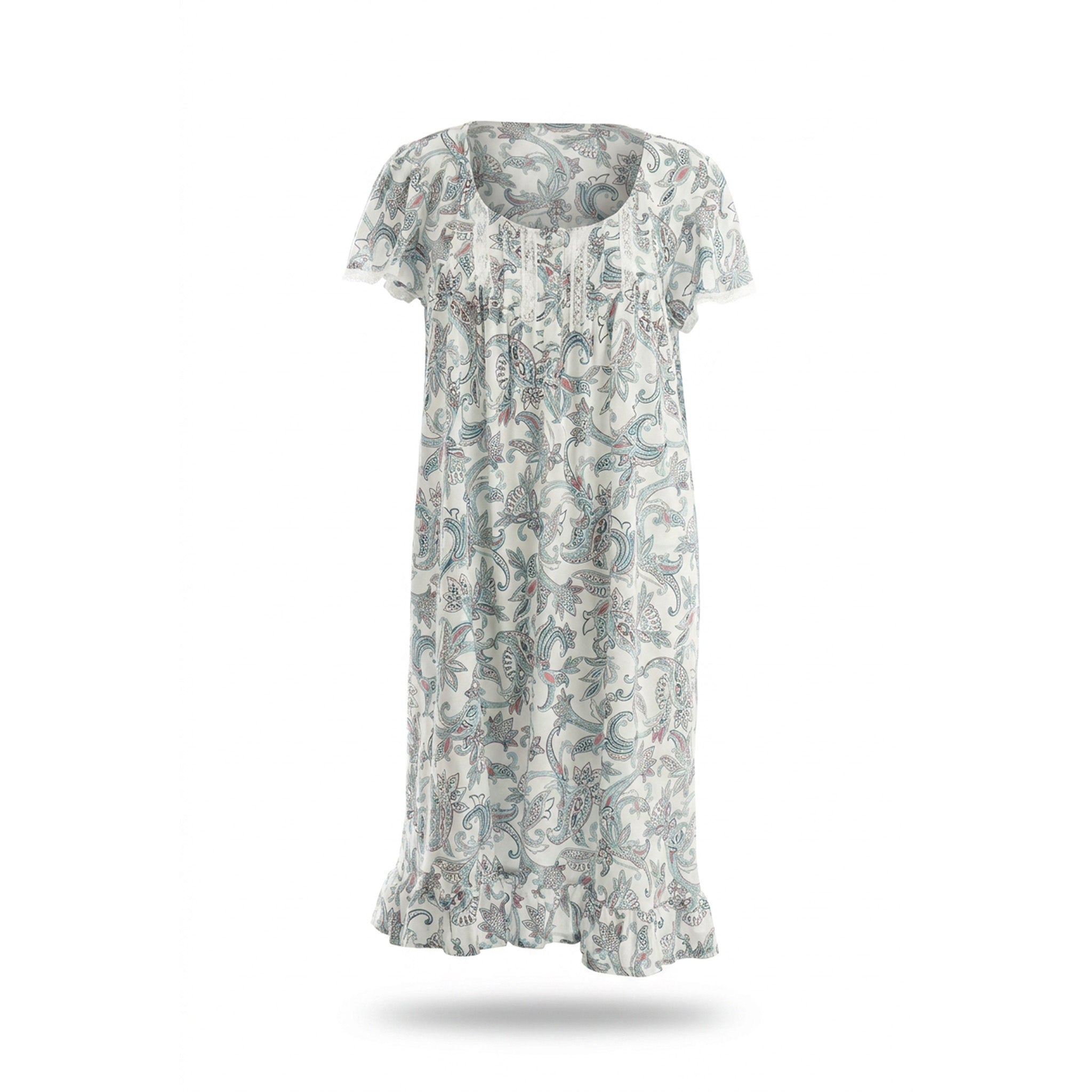 Miss Elaine Short Gown Short Sleeve-MISE206425UT
