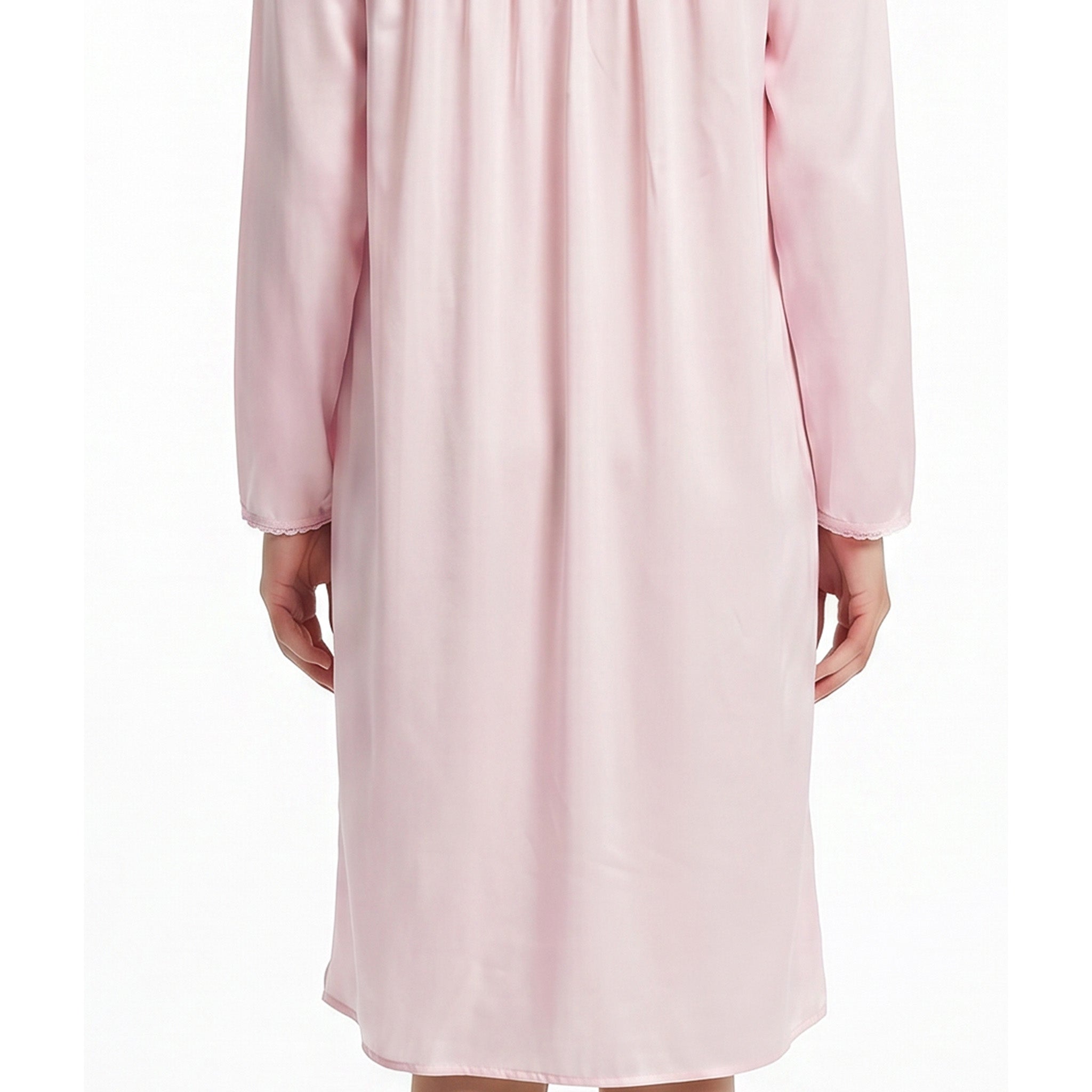 Miss Elaine Short Gown Long Sleeve-MISE216135UT