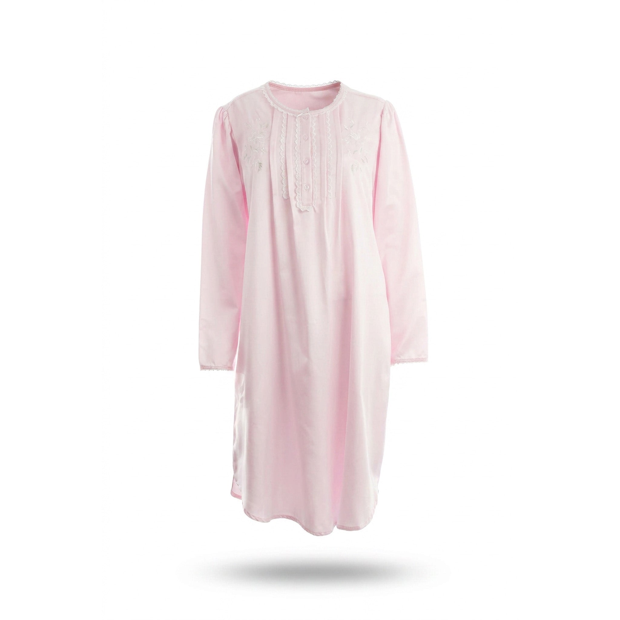 Miss Elaine Short Gown Long Sleeve-MISE216135UT
