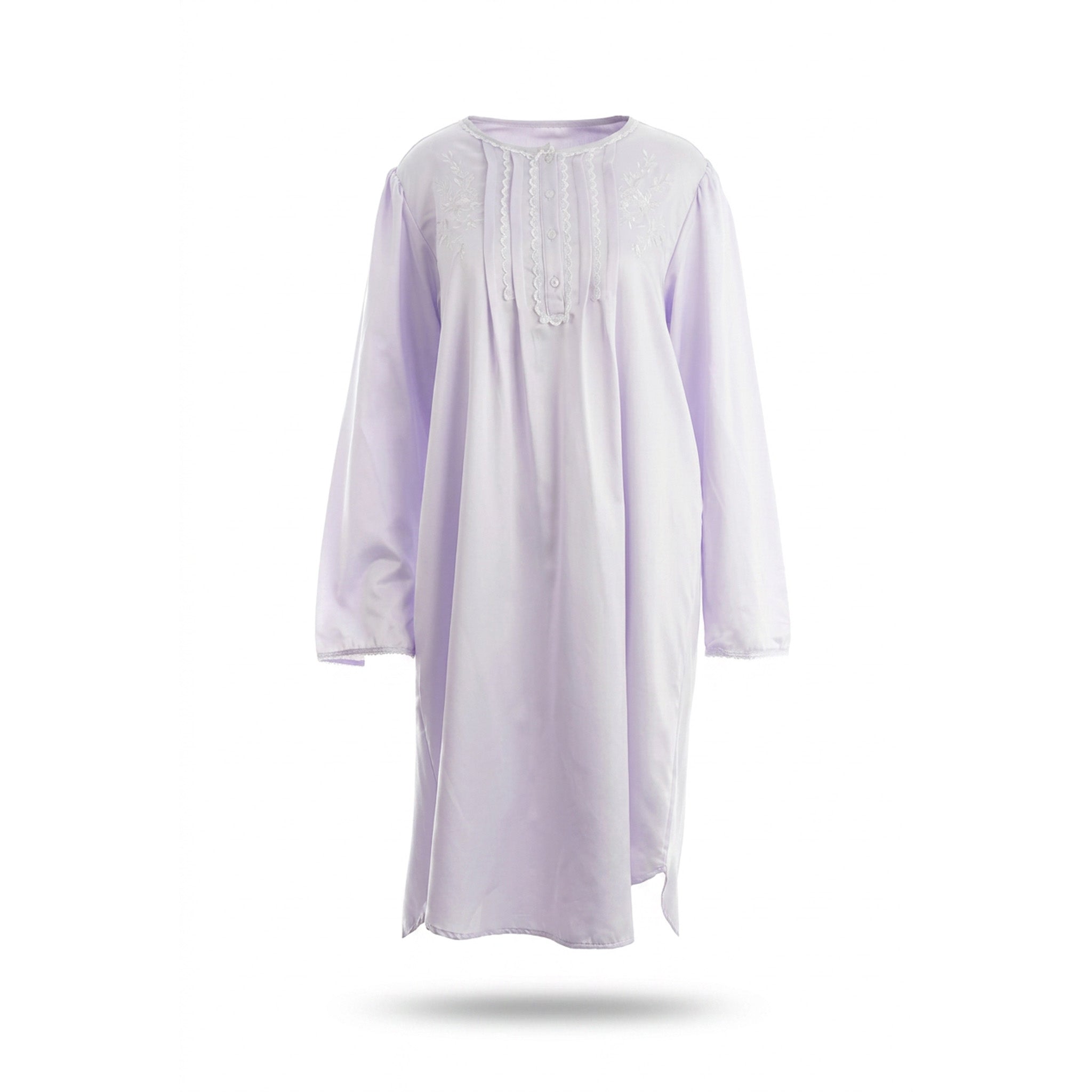 Miss Elaine Short Gown Long Sleeve-MISE216135UT