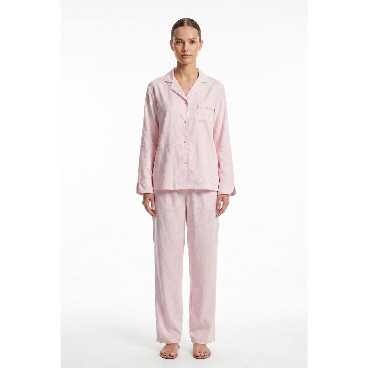 MISS ELAINE Pajama Sets - Miss Elaine Pajama Set Long Sleeve-MISE406125UT - Aluna Kuwait