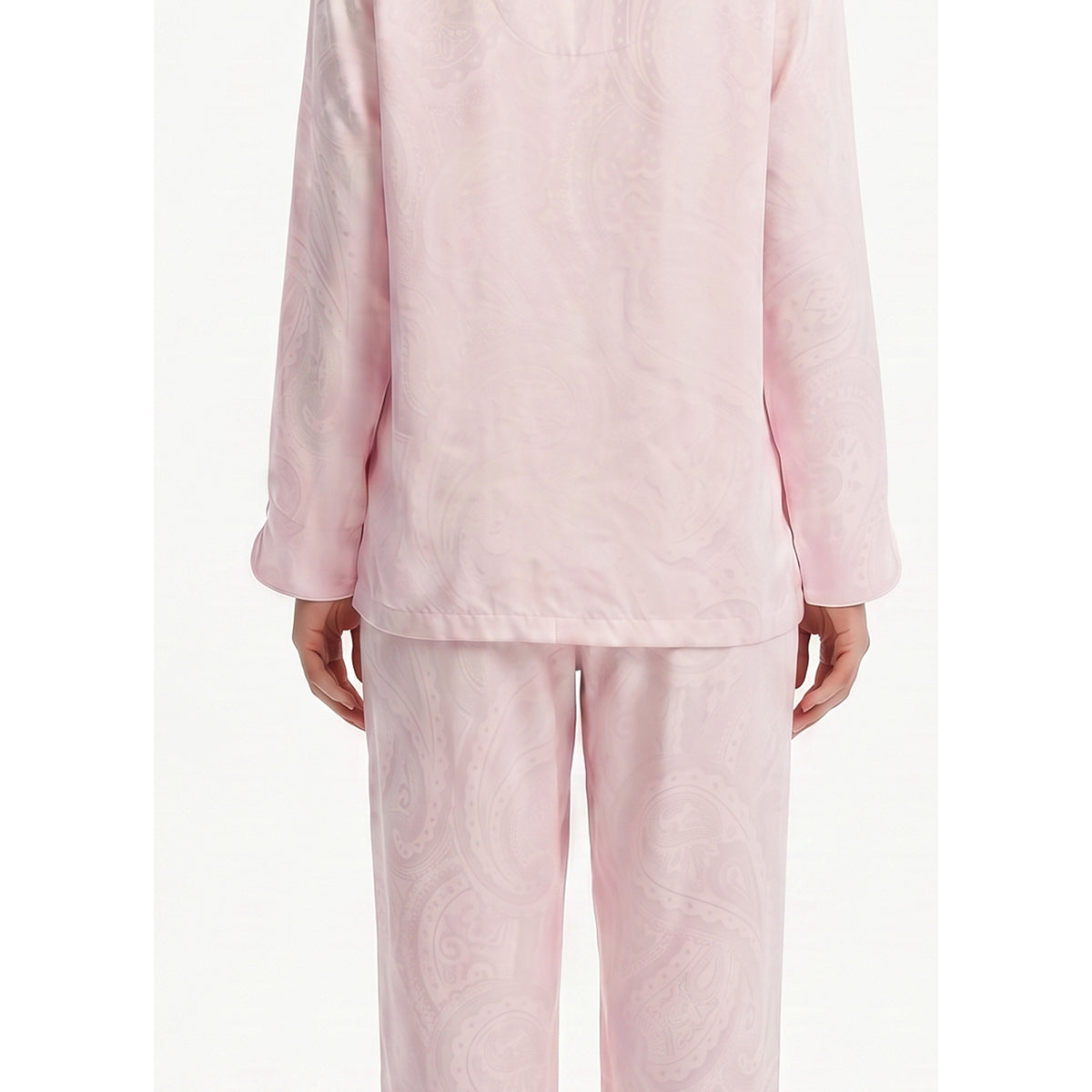Miss Elaine Pajama Set Long Sleeve-MISE406125UT