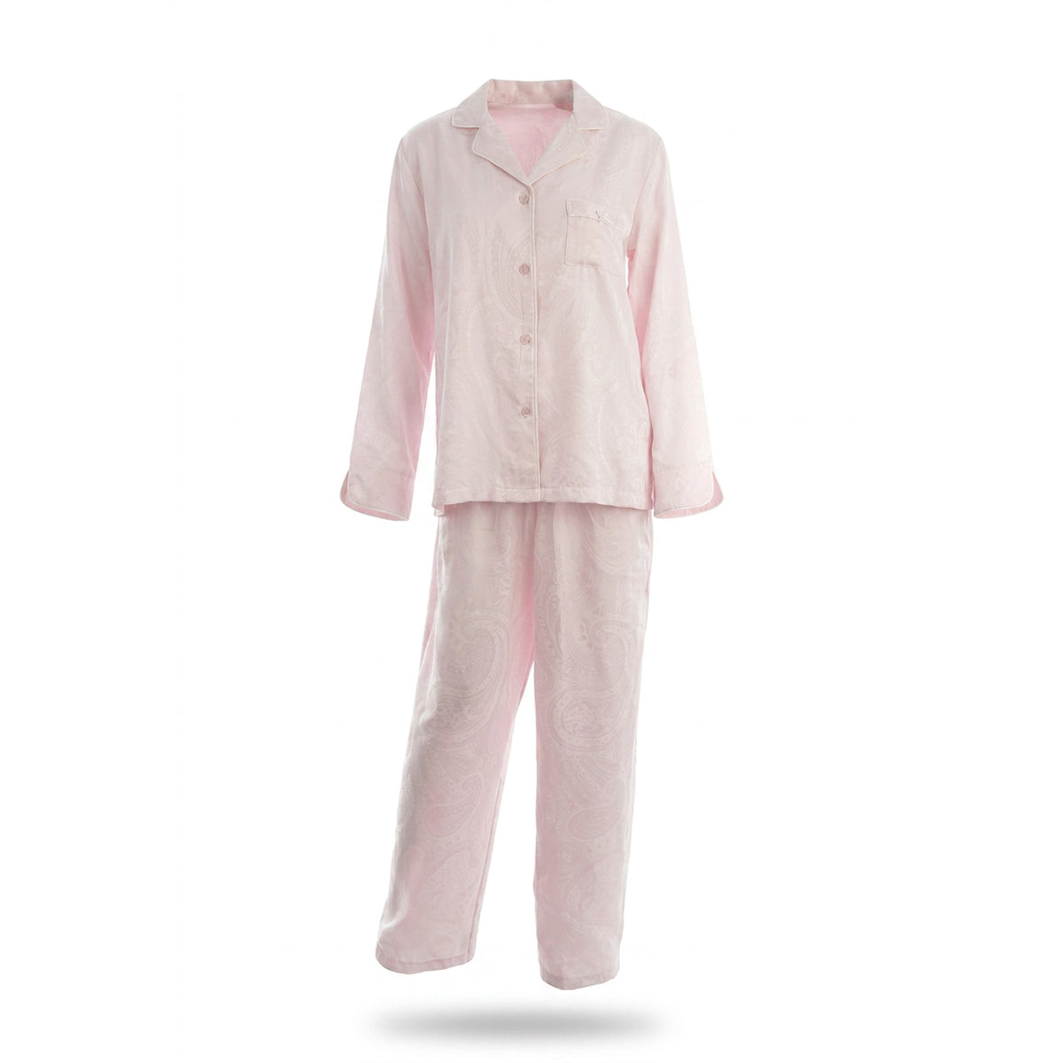 Miss Elaine Pajama Set Long Sleeve-MISE406125UT