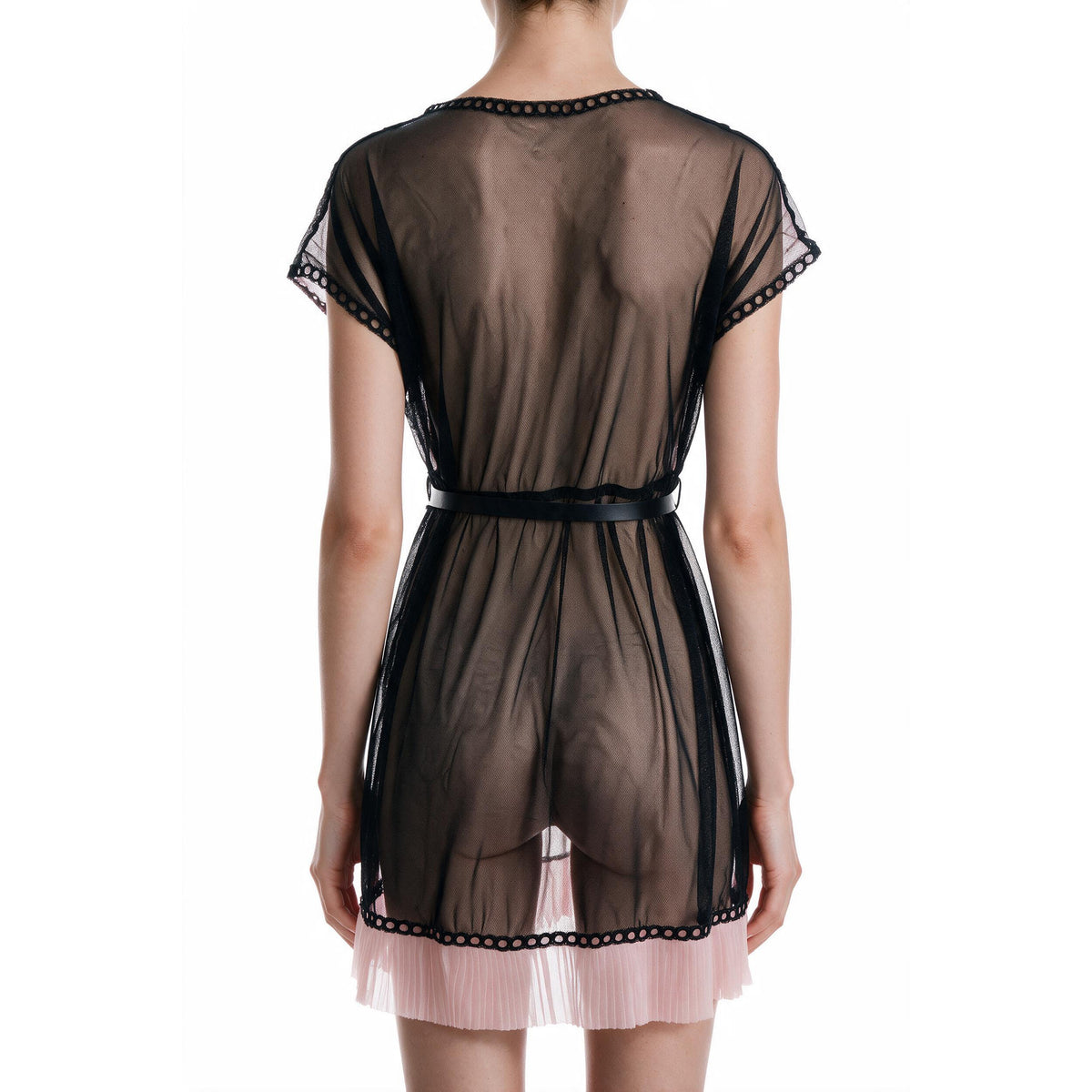 Cinema Etoile Chiffon and pleated tulle robe - CA616606