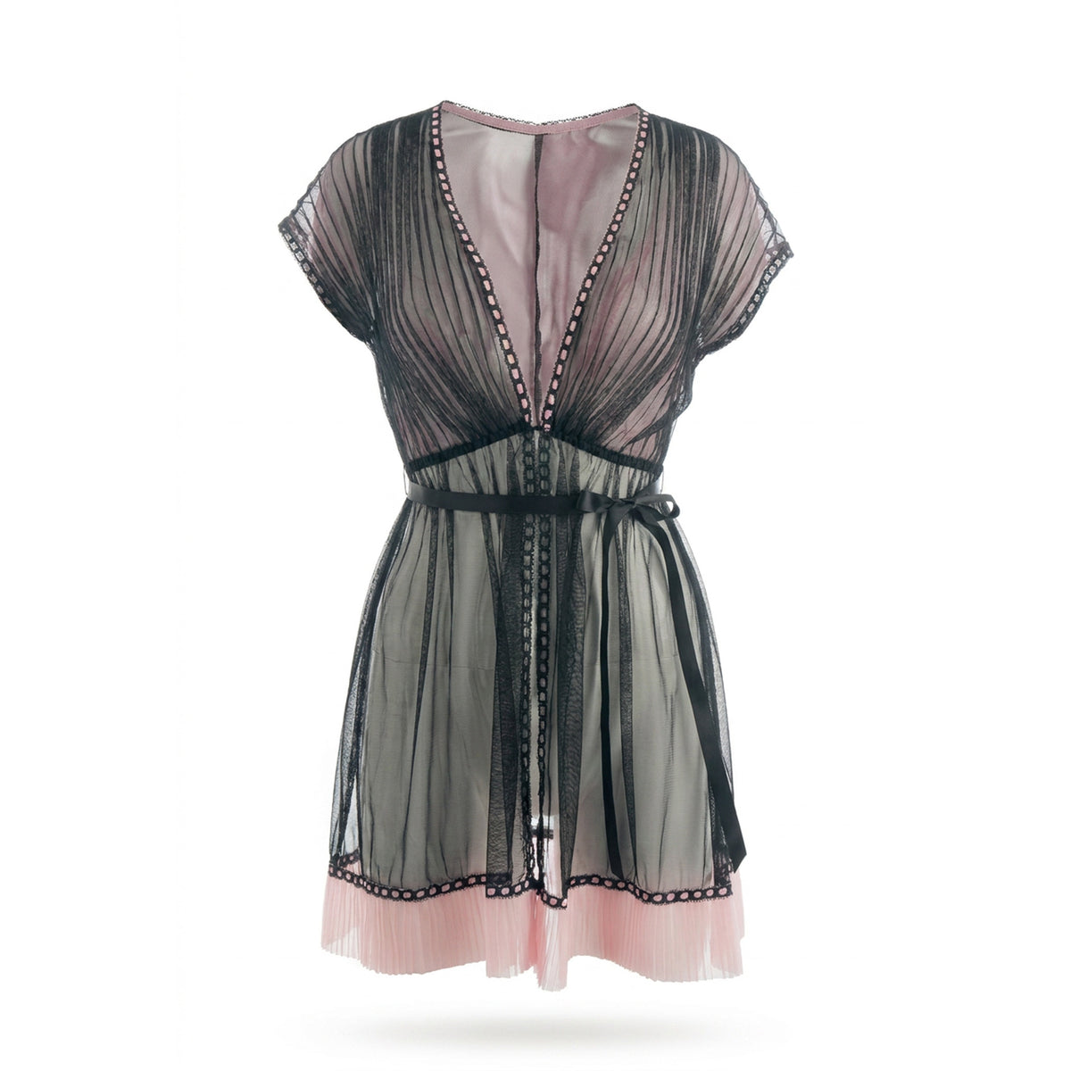 Cinema Etoile Chiffon and pleated tulle robe - CA616606